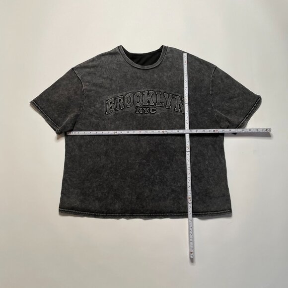 Curvy Size 3X! Brooklyn NYC Graphic Tee | Washed Streetwear Cool for City Stroll - Picture 3 of 10